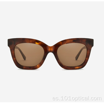 Gafas de sol de mujer Cat Eye Square de acetato